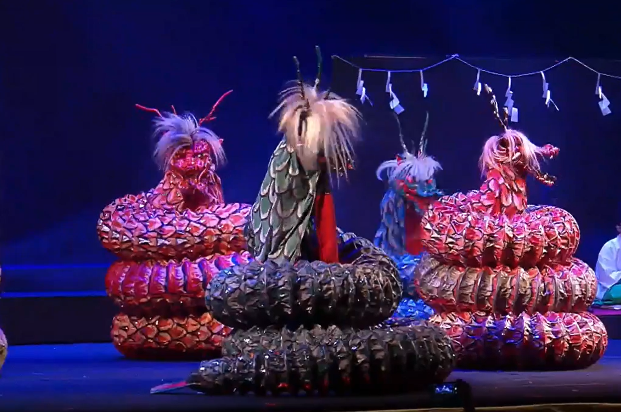 Hiroshima Kagura en el Cervantino: una araña, un samurái y aplausos sin fin 