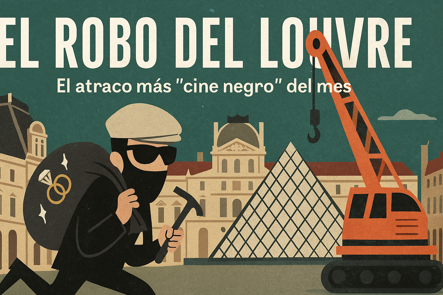 El robo del Louvre: el atraco más “cine negro” del mes
